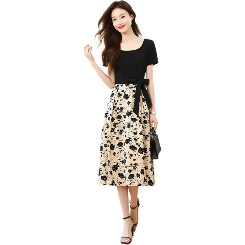 Mu Xiao Xin Short Sleeved Dress Women's-3