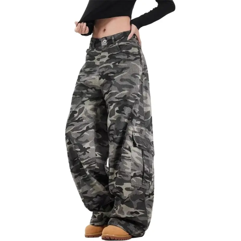 KNOCKSPARK Jeans Unisex Camouflage-2
