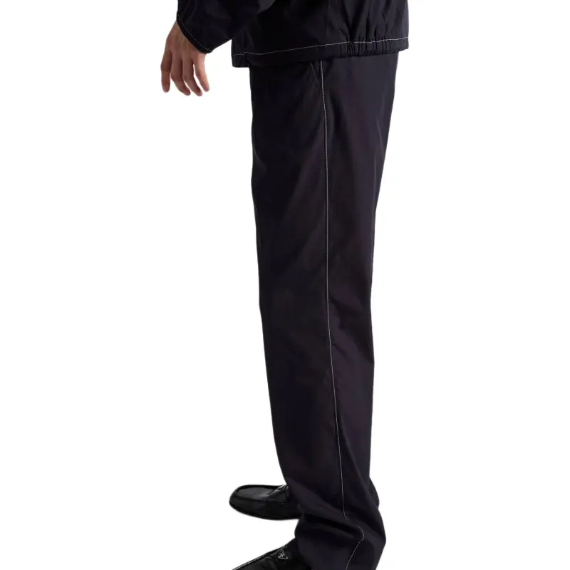 PRADA Cotton Straight Trousers-3