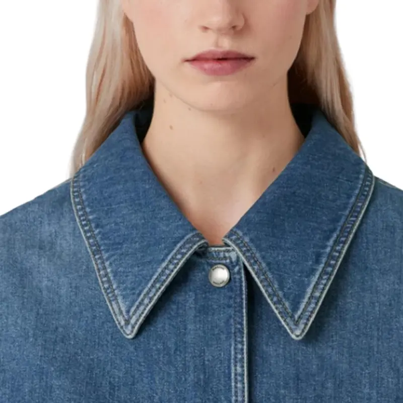 Burberry SS23 Denim Jacket Women's Dark Slate Blue-5