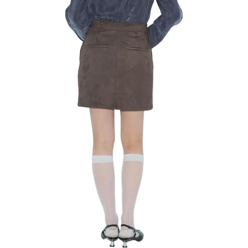 PUBLIC TOKYO SS25 Casual Short Skirts Women's Brown-4