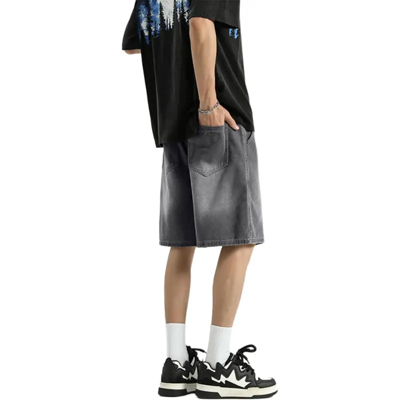 DJ.SPIRIT Denim Shorts Unisex-7