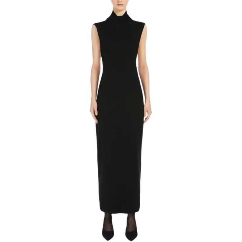 SportMa Sleeveless Dress Women's Black-1