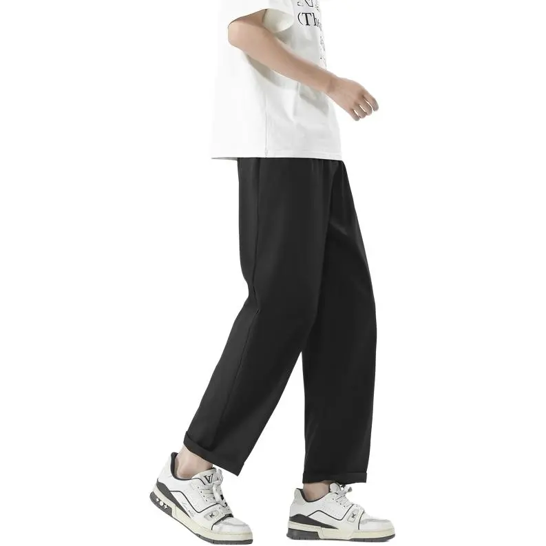 JIMI&JONS Casual Pants Unisex Black[Includes T Shirt And Shorts]-4