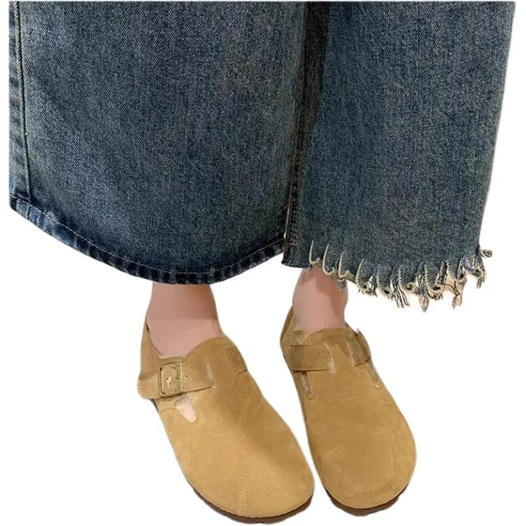 Qiao Anju Home Slippers Brown Gray-3