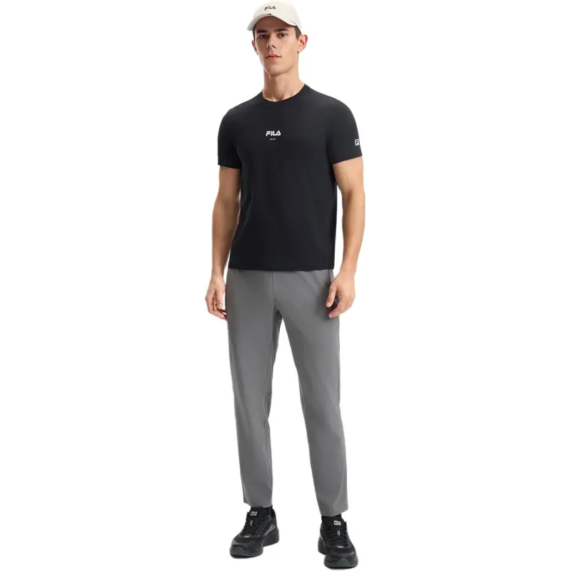 FILA AthleticsFitness SS25 T Shirt Men's Pitch Black BK-2