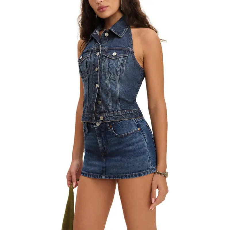 REFORMATION Teagan Denim Shorts Women's-2