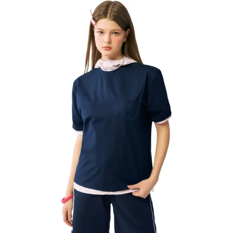 MYSAMESAME T Shirts Unisex Navy Blue-1