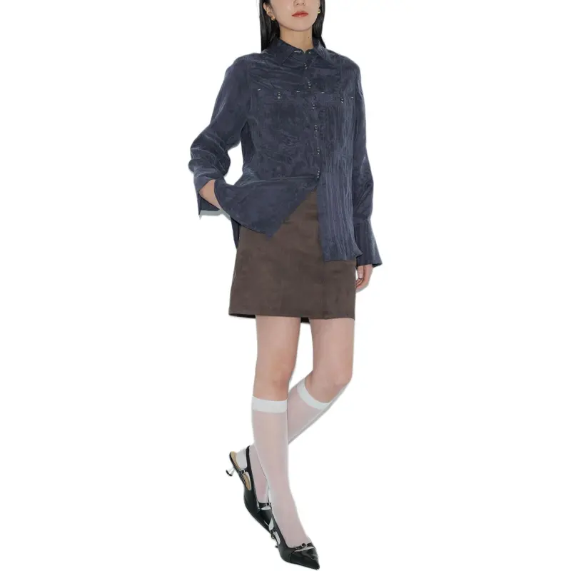 PUBLIC TOKYO SS25 Casual Short Skirts Women's Brown-2