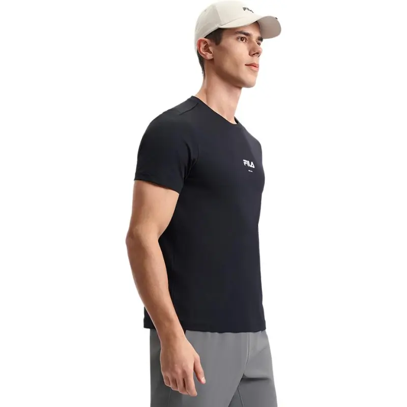 FILA AthleticsFitness SS25 T Shirt Men's Pitch Black BK-4