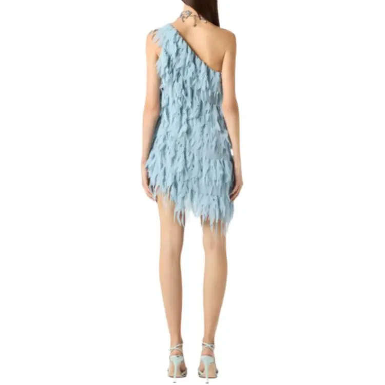Blumarine Fringed Mini Dress-3