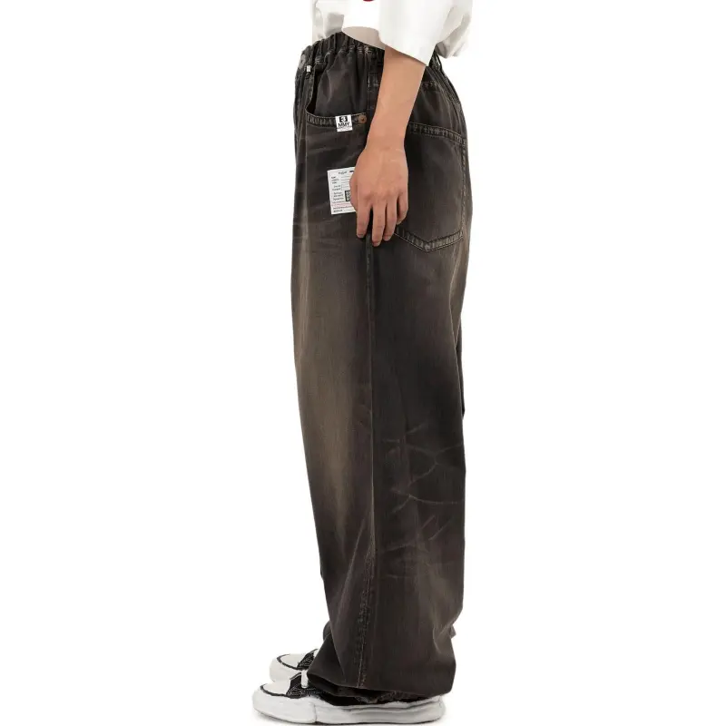 Maison Mihara Yasuhiro Washed Wide leg Jeans-5