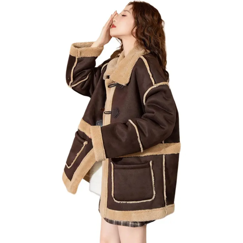 Tonlion Velvet feel Coat Women's-5