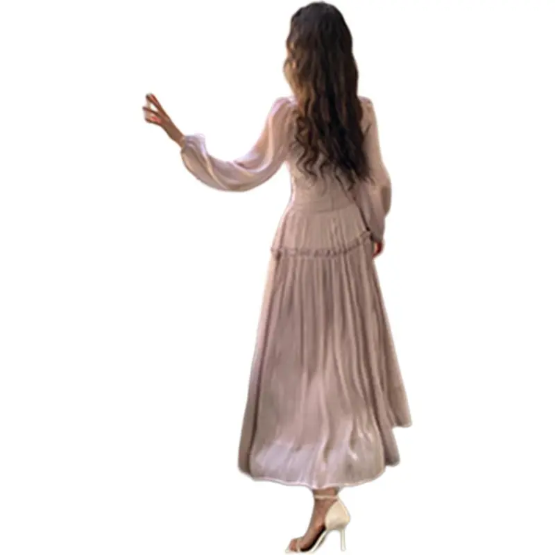 Si Bei'er Long Sleeved Dress Women's-3