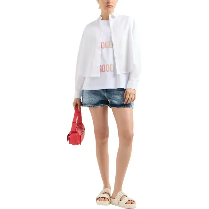ARMANI EXCHANGEAE T Shirt Women's White-4