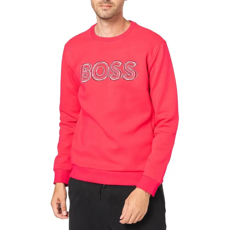 HUGO BOSS Sweatshirts Men Red-1