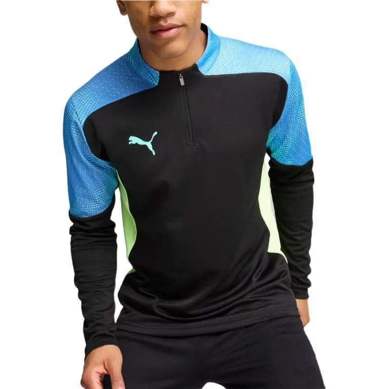 PUMA IndividualFINALQuarter Zip FW24 Top Jacket Men's Black-2