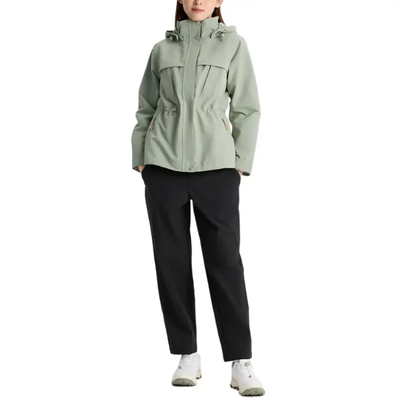 Columbia Transit SS25 Waterproof, Windproof, Breathable, And Thermal Windbreaker Jacket Women's Light Green-1