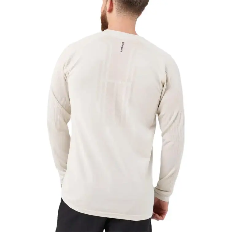 DECATHLON ARTENGO T Shirt Men's Light White Ecru Gray-5