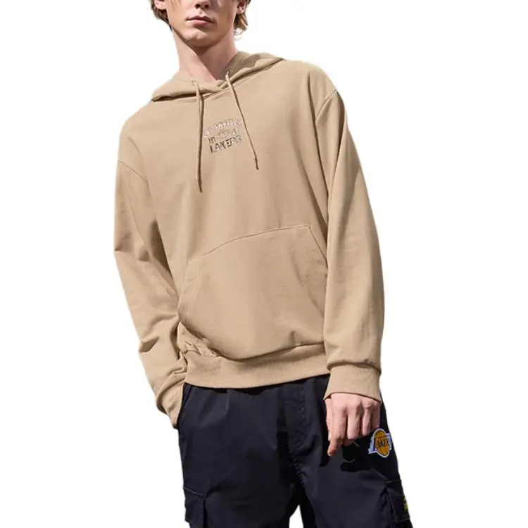 NBA Lakers Sweatshirt Unisex Khaki-2