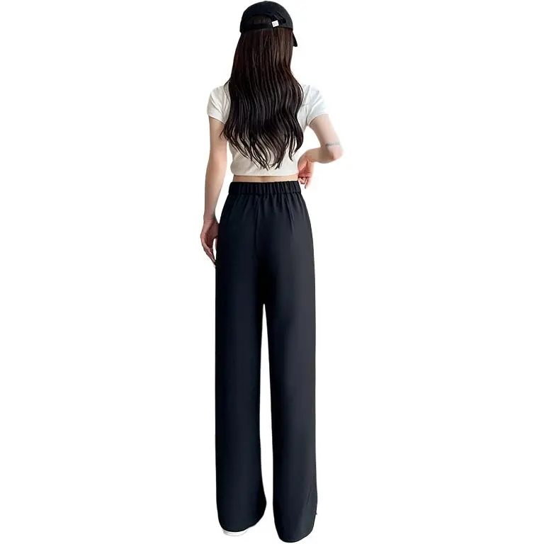 Bejirog Casual Pants Women's Black-0