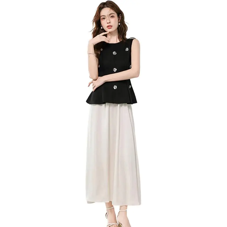 La Chapelle Two Piece Skirt Sets Women's-1