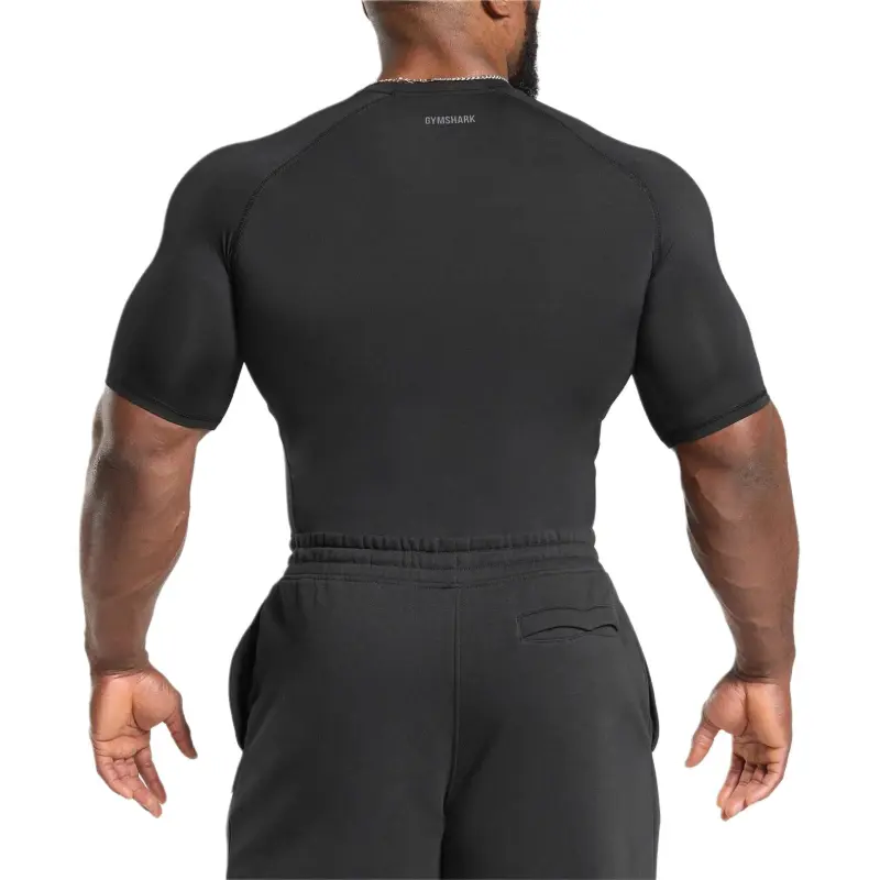 GYMSHARK Element Baselayer T Shirt Men's Black-1