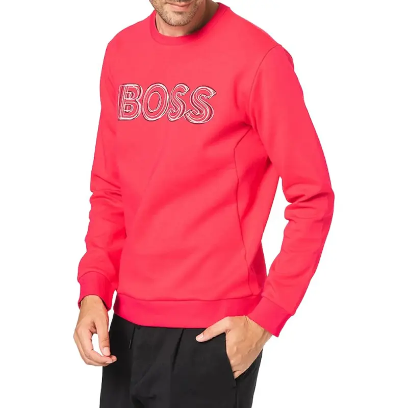 HUGO BOSS Sweatshirts Men Red-3