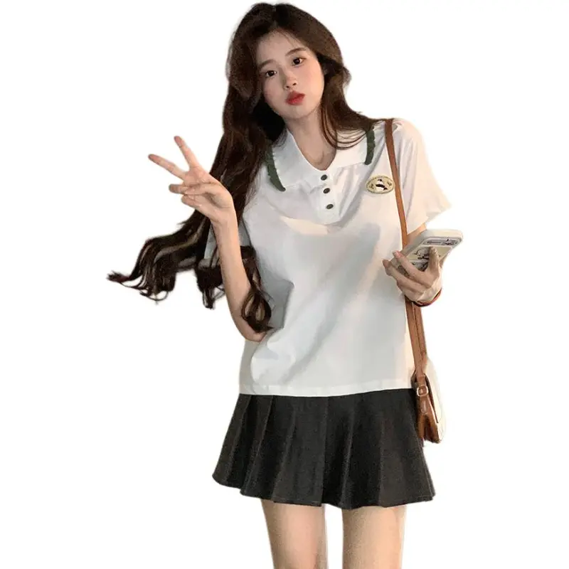 Mu Xiao Xin Set in Sleeve T Shirt Women's-2