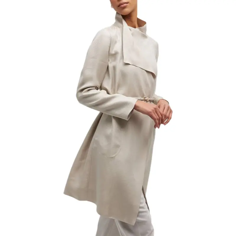 GIORGIO ARMANI Belted Midi Coat-4