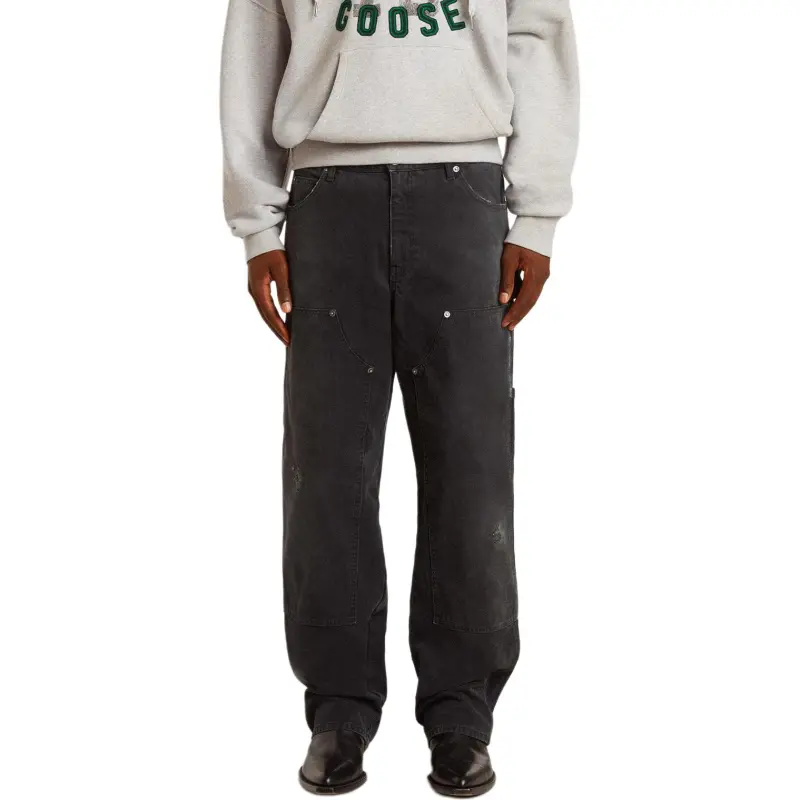 Golden Goose Straight Leg Distressed Pants-2