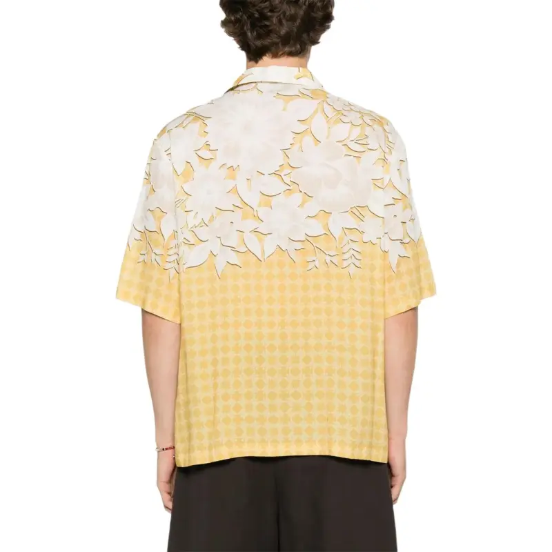 AMIRI Short Sleeved Floral Printed Shirt-2