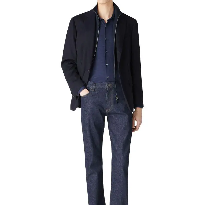 Loro Piana Shirt Men's Gradient Blue-2