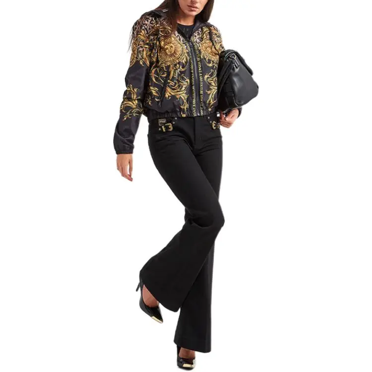 VERSACE Jackets Women's Black-2