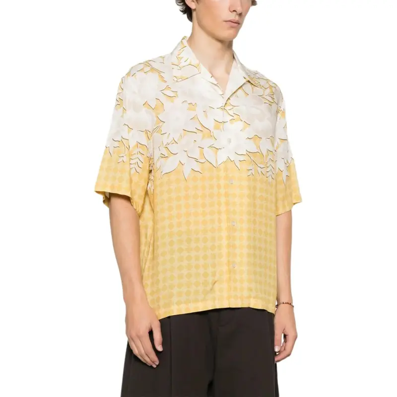 AMIRI Short Sleeved Floral Printed Shirt-3