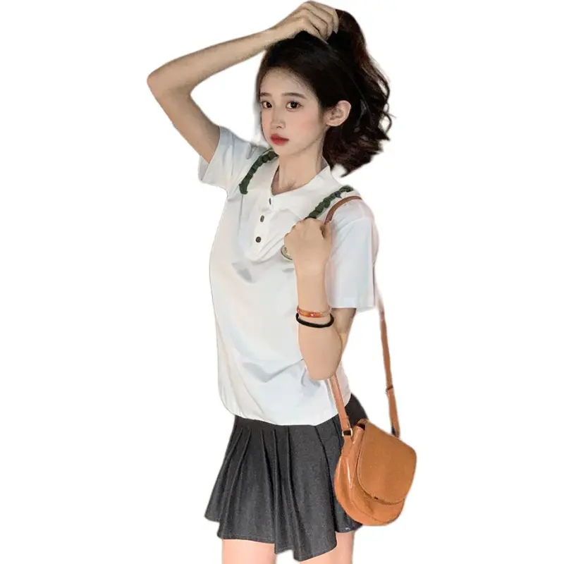 Mu Xiao Xin Set in Sleeve T Shirt Women's-4