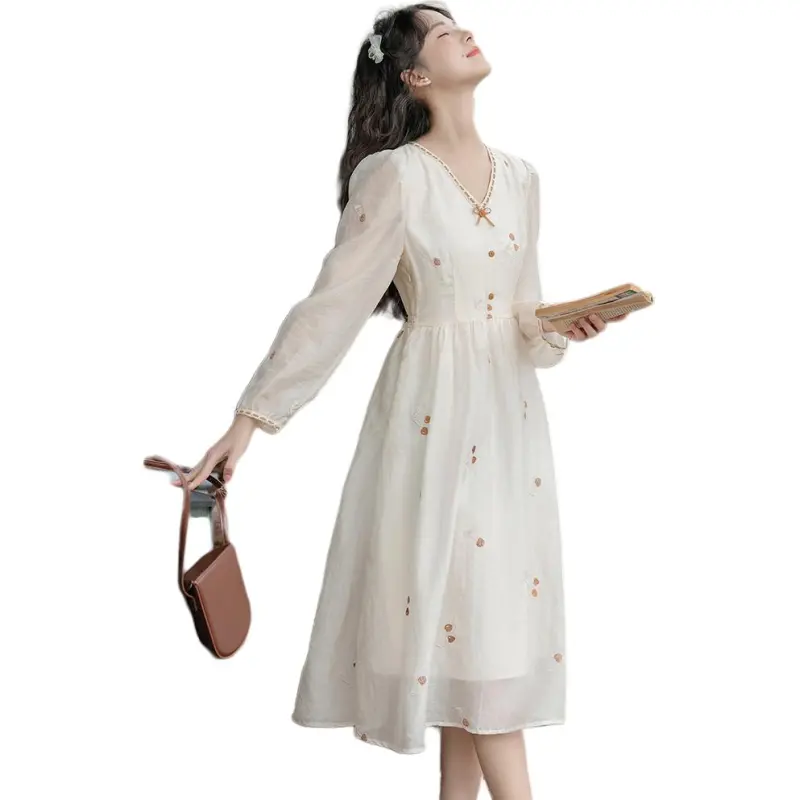 Dior Beauty Long Sleeved Dress Women's-6