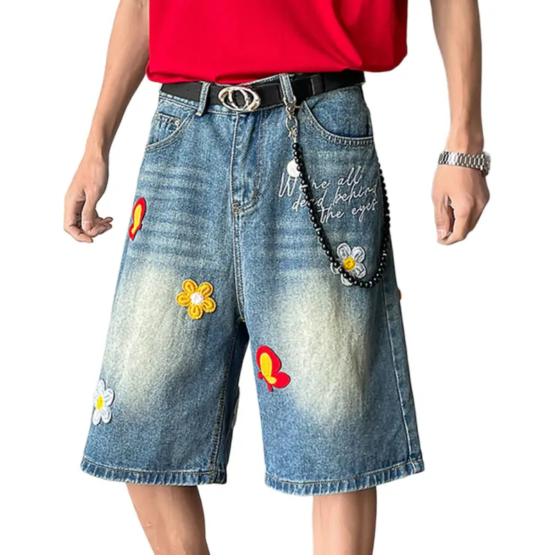 ALang Studio Denim Shorts Unisex-8