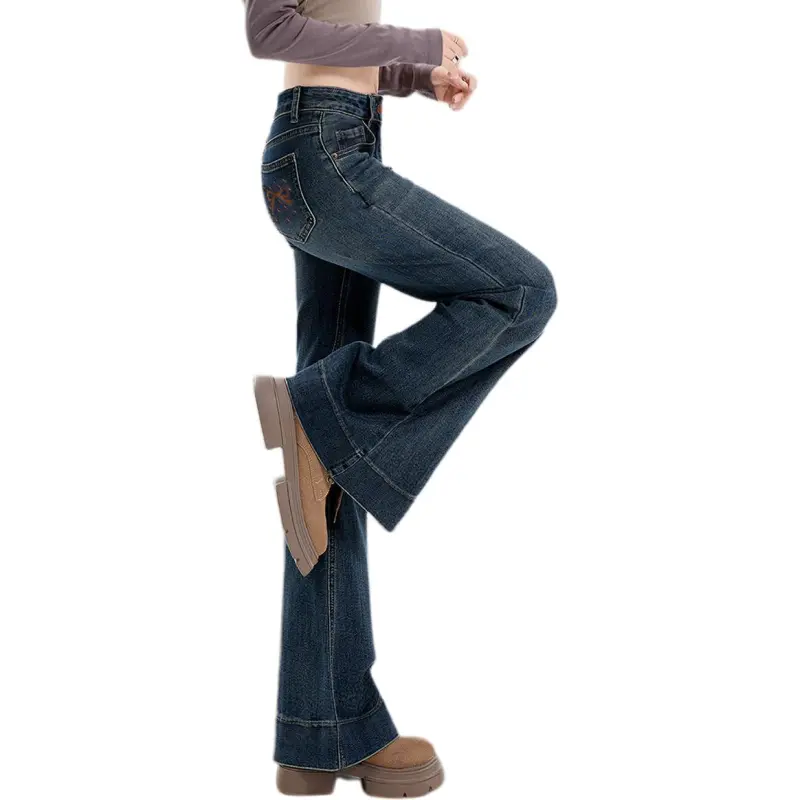 Weixi Jeans Women's Blue Black-5