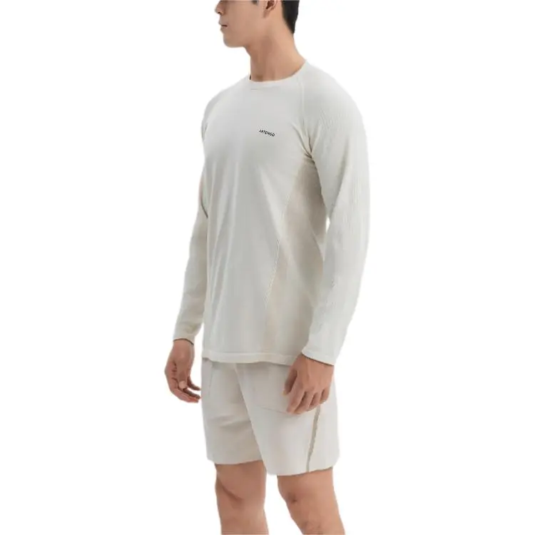 DECATHLON ARTENGO T Shirt Men's Light White Ecru Gray-6