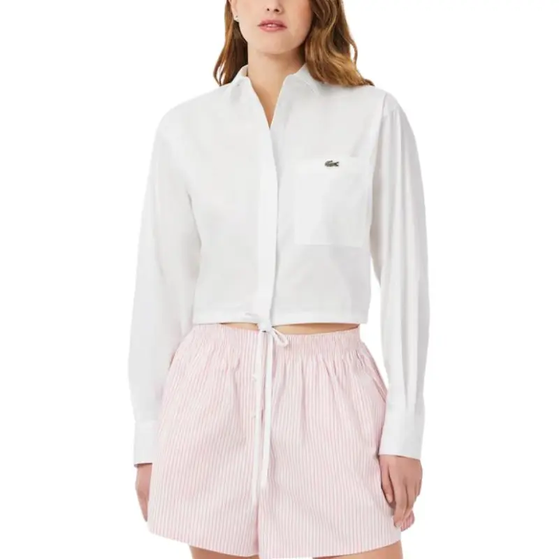 LACOSTE Adjustable Poplin Shirt-1
