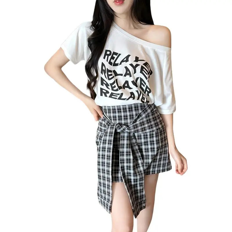 Flowers In Water Skirt Set Women's-2