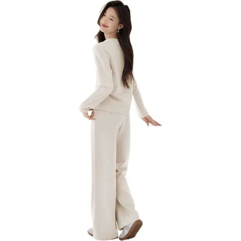 Mo Han Yi Mei Casual Suit Women's Ecru-1