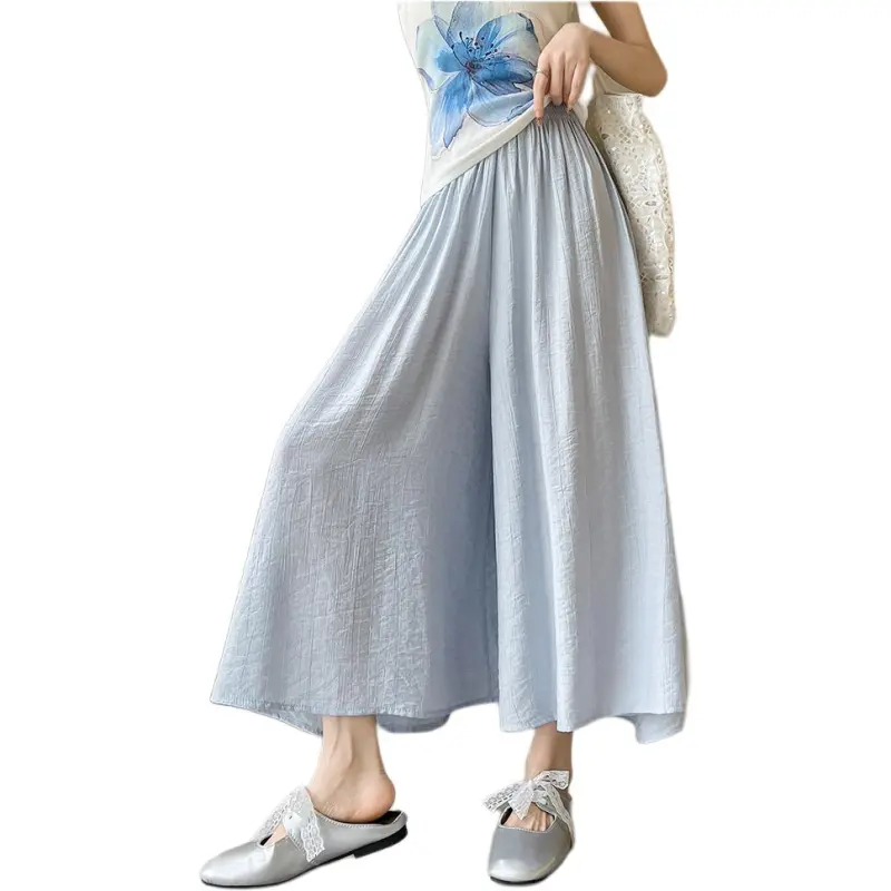 Flowers In Water Casual Pants Women's-4