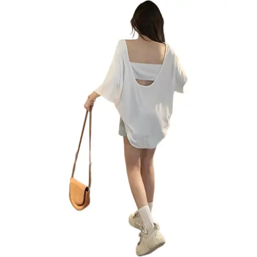 GOSO Drop Shoulder Sleeve T Shirt Women's