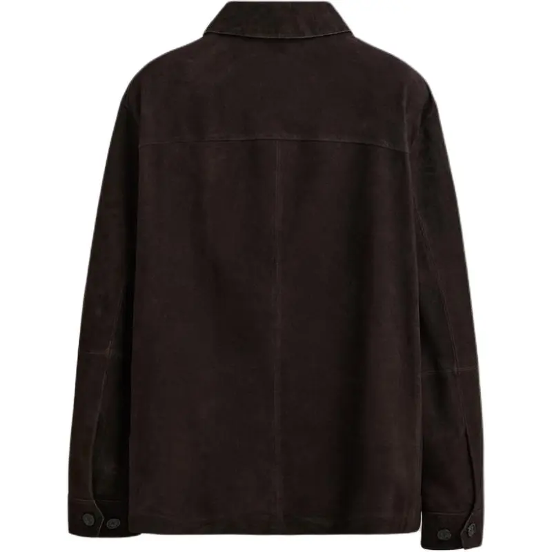 ZARA Jackets Men Dark Brown-1