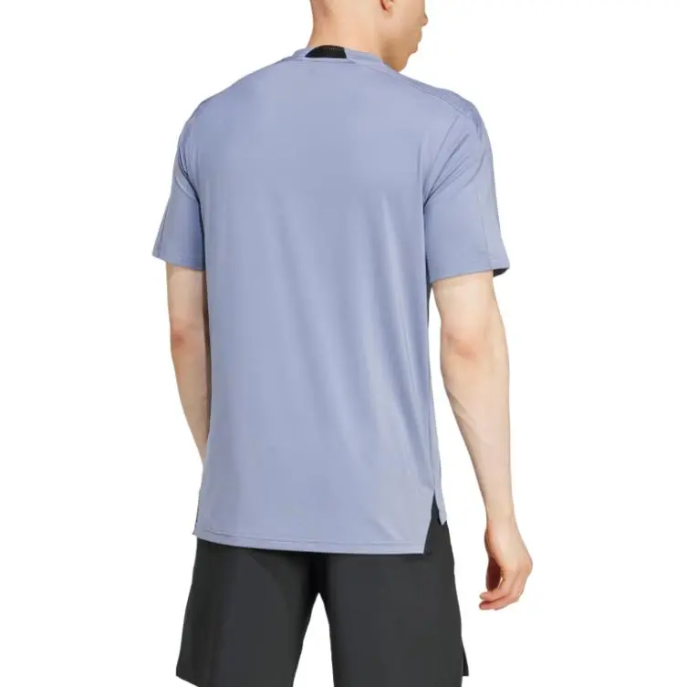 Adidas T Shirt Men's Silver Violet-2