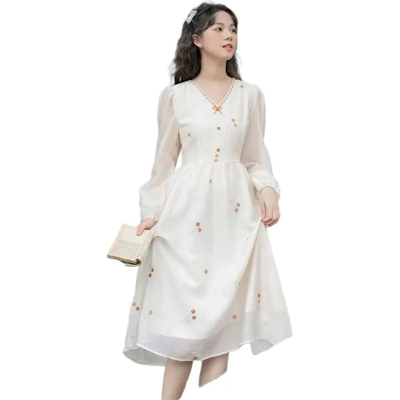 Dior Beauty Long Sleeved Dress Women's-5