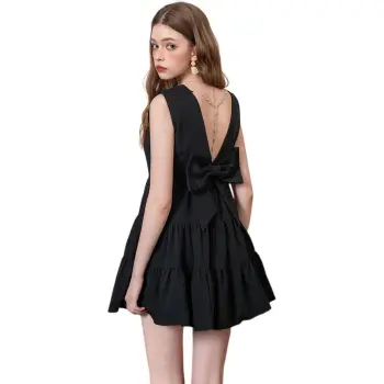BANANA BABY Sleeveless Dress Women's Black
