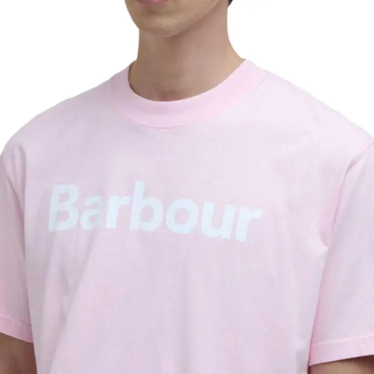 BARBOUR SS25 T Shirt Men's Pink-4